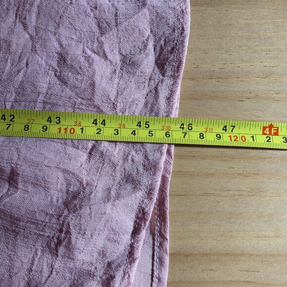 August Sky Womens Smocked Ruffle Sleeve Tiered Midi Summer Dress Medium Pink Blu - Picture 8 of 10